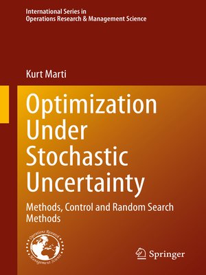cover image of Optimization Under Stochastic Uncertainty